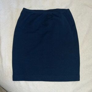 American apparel blue mini skirt